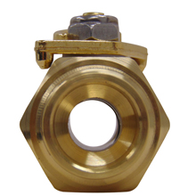 Heavy Duty Brass Valve Machined brass body, A large .500 inch opening, chrome plated brass ball with TPFE seals, and a durable forged brass handle, give the Dramm Brass Shut-off Valve exceptional durability and long service life