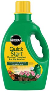 Miracle-Gro Quick Start Planting & Transplanting Starting Solution, 48-Ounce (Starter Plant Fertilizer)