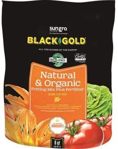 Black Gold 8-Quart All Organic Potting Soil