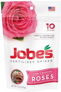 Jobes fertilizer for abundant roses spikes, 10 count, 16oz
