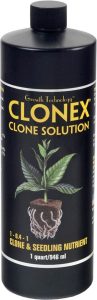 Clonex Clone Solution, Quart - Plant nutrient for clones & seedlings