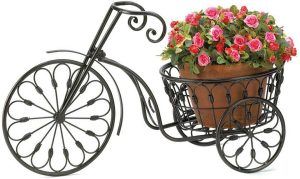 Summerfield Terrace Nostalgic Bicycle Home Garden Decor Iron Plant Stand