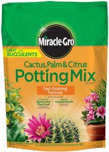 Miracle-Gro Cactus Palm & Citrus Potting Mix, 8-Quart (currently ships to select Northeastern & Midwestern states)