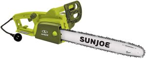 Sun Joe 18-Inch 14 Amp Electric Chain Saw - Best use: limbs, firewood and logs