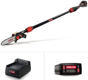 Oregon Cordless Pole Saw Kit with 4.0 Ah Battery and Standard Charger