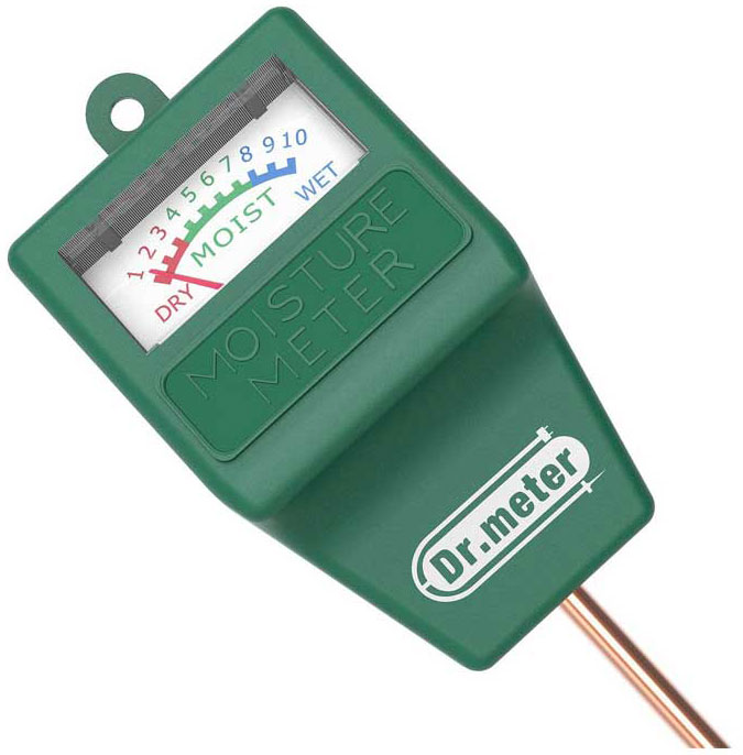Soil Moisture Meter - Dr.meter Hygrometer Moisture Sensor for Garden, Farm, Lawn Plants Indoor & Outdoor (No Battery needed)